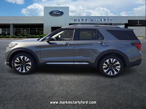 Carbonized Gray Metallic 2026 Ford Explorer Platinum