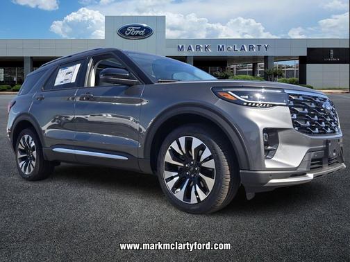 Carbonized Gray Metallic 2026 Ford Explorer Platinum