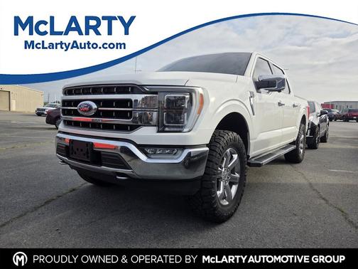Star White Metallic Tri-Coat 2021 Ford F-150 Lariat