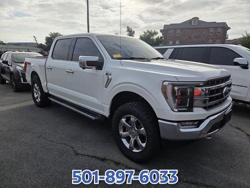 Star White Metallic Tri-Coat 2021 Ford F-150 Lariat