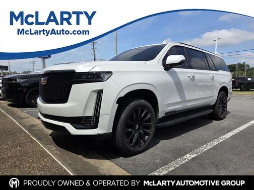Crystal White Tricoat 2021 Cadillac Escalade ESV Sport
