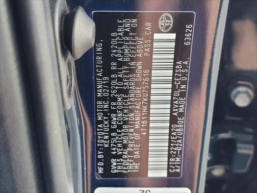 2019 Toyota Camry SE