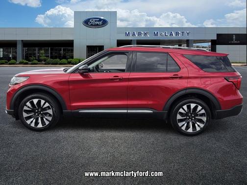 Rapid Red Metallic Tinted Clearcoat 2026 Ford Explorer Platinum