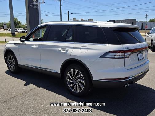 PRISTINE WHITE MET 3C 2026 Lincoln Aviator Premiere