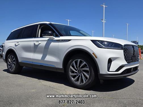 PRISTINE WHITE MET 3C 2026 Lincoln Aviator Premiere