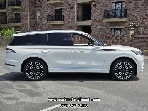 PRISTINE WHITE MET 3C 2026 Lincoln Aviator Black Label AWD