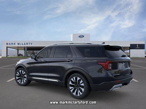 Agate Black Metallic 2026 Ford Explorer Platinum