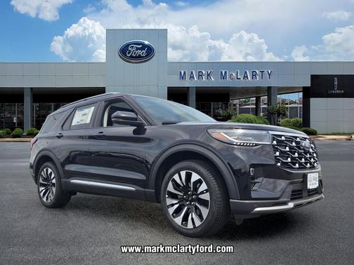 AGATE BLACK METALLIC 2026 Ford Explorer Platinum