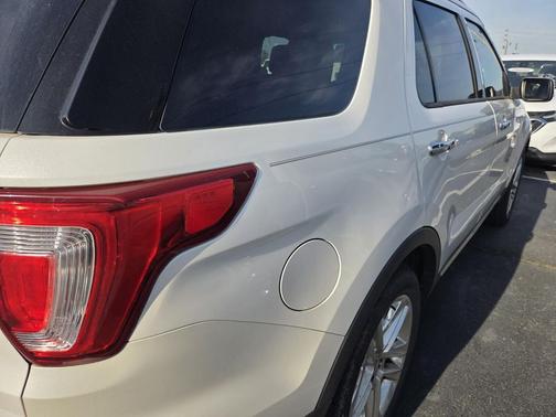 WHITE PLATINUM MET TRI-COAT 2017 Ford Explorer Limited