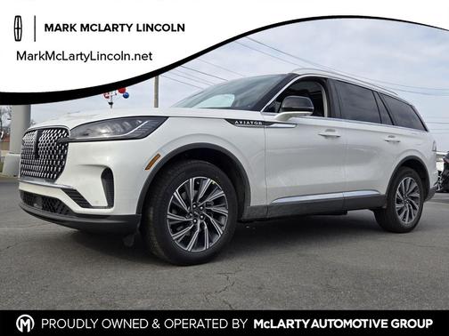 PRISTINE WHITE MET 3C 2026 Lincoln Aviator Reserve AWD SUV
