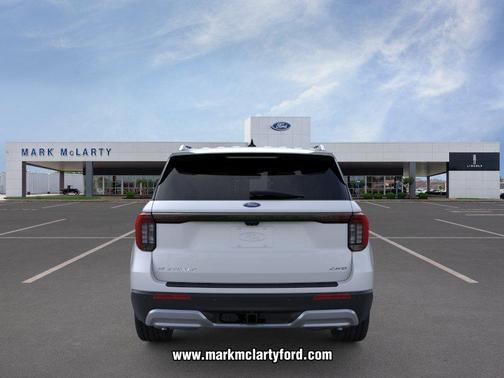Space White Metallic 2026 Ford Explorer Platinum