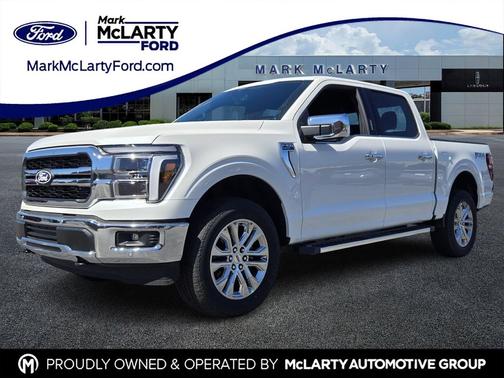 STAR WHITE METALLIC TRICOAT 2026 Ford F-150 Lariat Truck