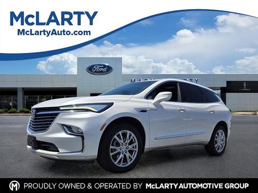 White Frost Tricoat 2023 Buick Enclave Premium FWD
