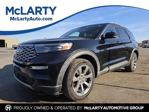 AGATE BLACK METALLIC 2020 Ford Explorer Platinum