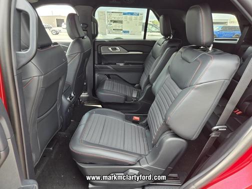 Rapid Red Metallic Tinted Clearcoat 2026 Ford Explorer ST-Line