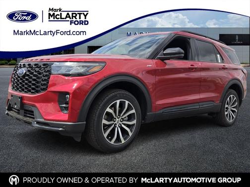 Rapid Red Metallic Tinted Clearcoat 2026 Ford Explorer ST-Line