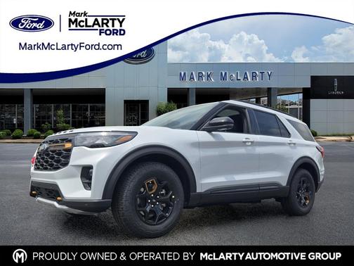 SPACE WHITE METALLIC 2026 Ford Explorer Tremor