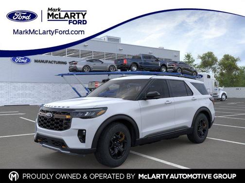SPACE WHITE METALLIC 2026 Ford Explorer Tremor