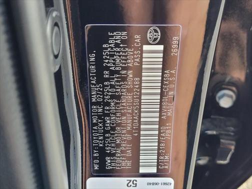 2025 Toyota Camry SE
