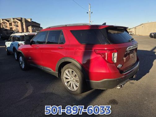 Rapid Red Metallic Tinted Clearcoat 2023 Ford Explorer King Ranch