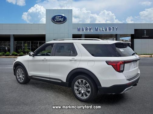STAR WHITE MET TRI-COAT 2026 Ford Explorer Platinum