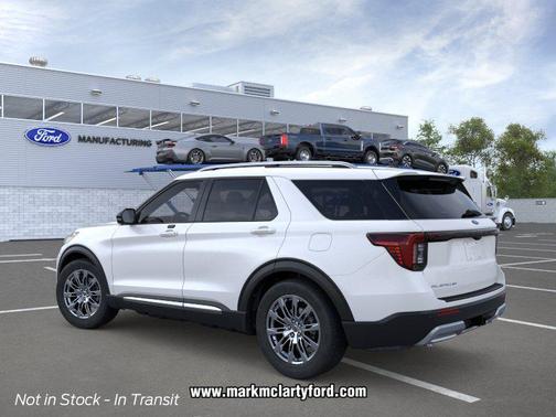 STAR WHITE MET TRI-COAT 2026 Ford Explorer Platinum