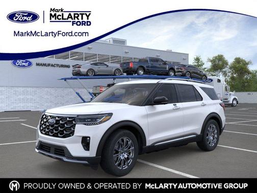 STAR WHITE MET TRI-COAT 2026 Ford Explorer Platinum