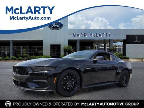 SHADOW BLACK 2025 Ford Mustang EcoBoost Premium