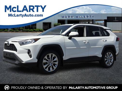 Super White 2020 Toyota RAV4 XLE Premium