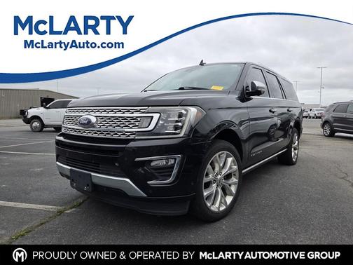 AGATE BLACK METALLIC 2019 Ford Expedition Max Platinum
