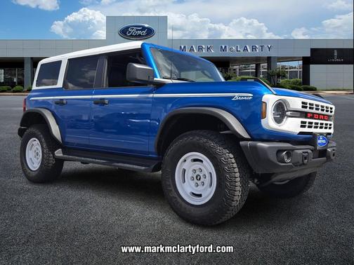 Velocity Blue Metallic 2026 Ford Bronco Heritage Edition