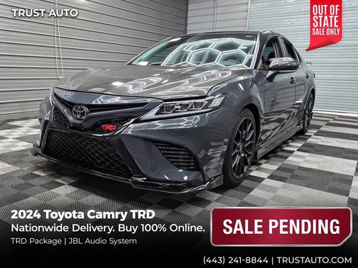Midnight Black Metallic 2024 Toyota Camry SE