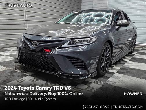 Midnight Black Metallic 2024 Toyota Camry SE