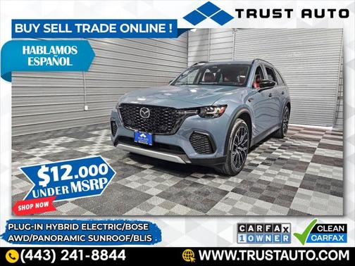 2025 Mazda CX-70 PHEV Premium Plus Package AWD Plus-in Hybrid Electric SUV