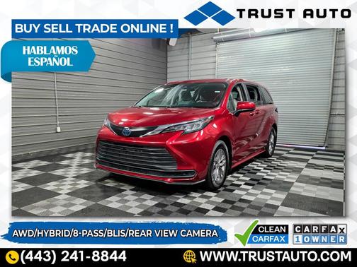 2022 Toyota Sienna LE