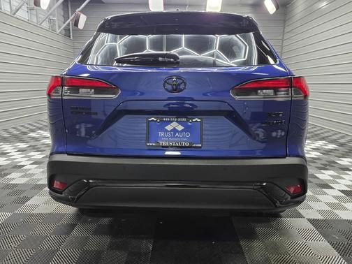 Blue Crush Metallic 2024 Toyota Corolla Hybrid SE
