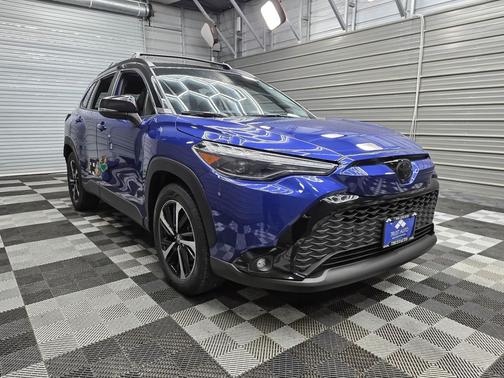 Blue Crush Metallic 2024 Toyota Corolla Hybrid SE