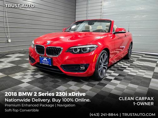 Melbourne Red Metallic 2018 BMW 230 i xDrive