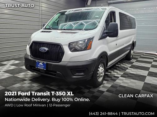 Oxford White 2021 Ford Transit-350 XL