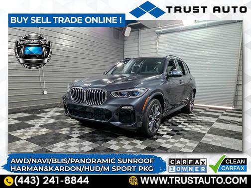Arctic Gray Metallic 2019 BMW X5 xDrive50i