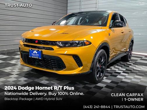 Acapulco Gold 2024 Dodge Hornet R/T Plus AWD Hybrid SUV w/Blacktop Pkg