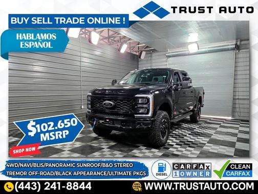 2025 Ford F-250 LARIAT 4WD Crew Cab Power Stroke Diesel Pickup Truck w/Tremor Off-Road/Ultimate Pkgs