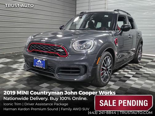 Thunder Gray Metallic 2019 MINI Countryman John Cooper Works ALL4