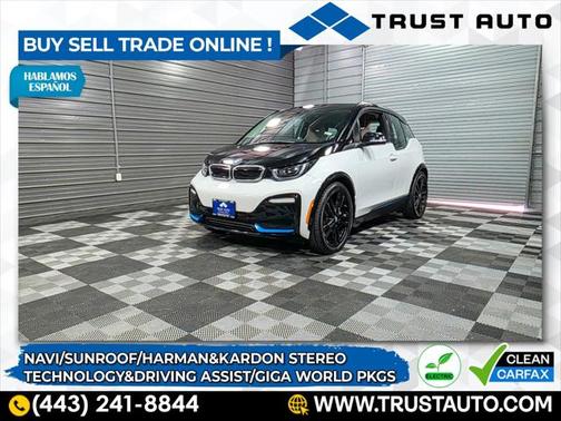 2019 BMW i3 s Electric Hatchback w/Technology&Driving Assist/Giga World Pkgs