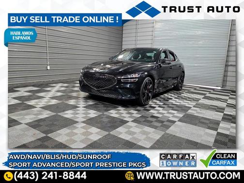 2023 Genesis G70 3.3T AWD Prestige Sport Sedan w/Advanced Pkg