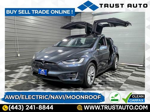 Midnight Silver Metallic 2020 Tesla Model X Long Range Plus AWD Luxury Electric SUV