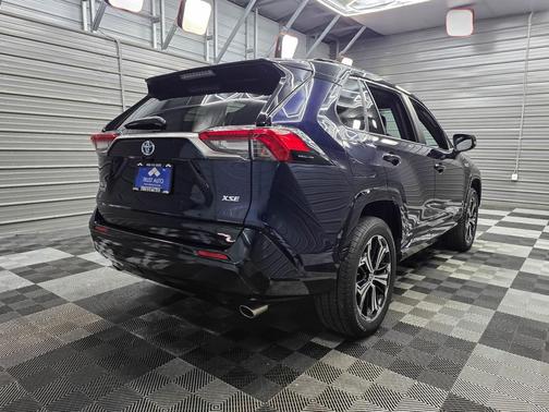 Blueprint/Midnight Black Metallic 2023 Toyota RAV4 Hybrid SE