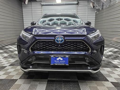 Blueprint/Midnight Black Metallic 2023 Toyota RAV4 Hybrid SE