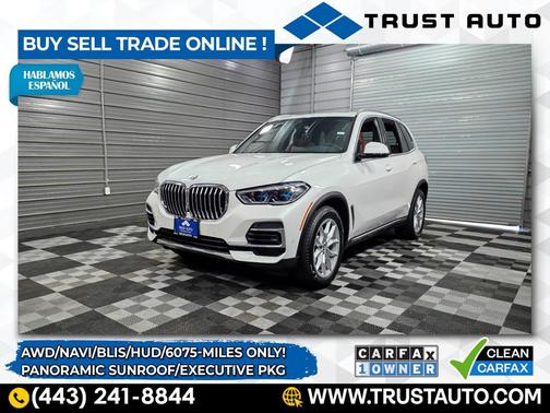 2023 BMW X5 xDrive40i AWD Luxury SUV w/Executive Pkg