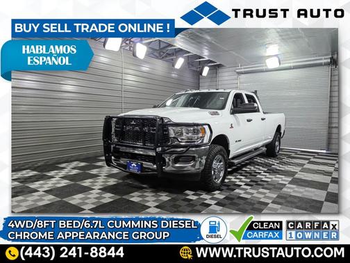 2022 RAM 3500 Tradesman 4WD Crew Cab 8FT Long Bed Cummins Diesel Pickup Truck